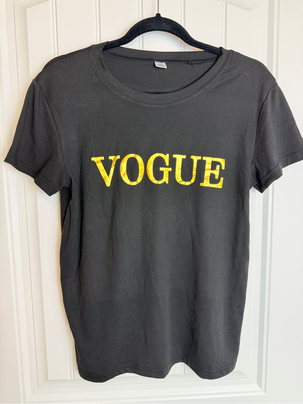 Women’s Black VOGUE Graphic Stretch T-Shirt